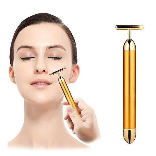 24K Gold Energy Beauty Bar Electric Facial Massage Roller24K Gold Energy Beauty Bar Electric Facial Massage Roller